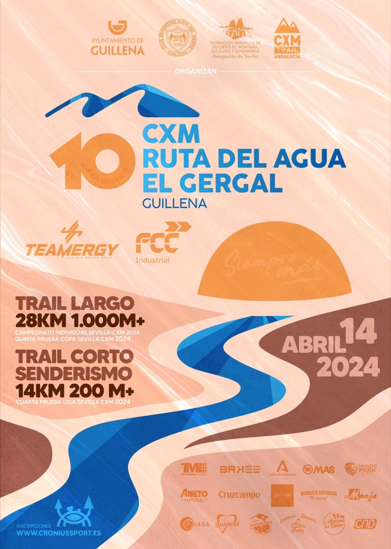 X CXM RUTA DEL AGUA-EL GERGAL - Inscríbete