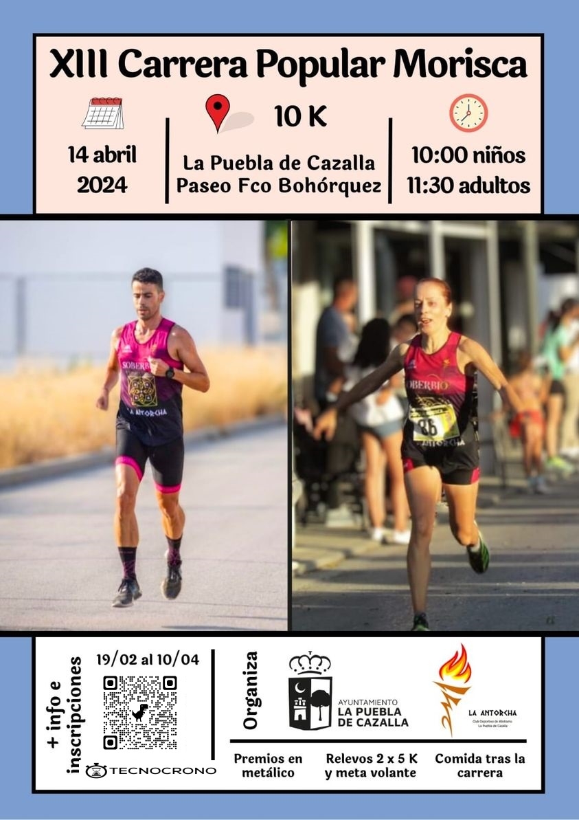 XIII CARRERA POPULAR MORISCA - Inscrivez-vous