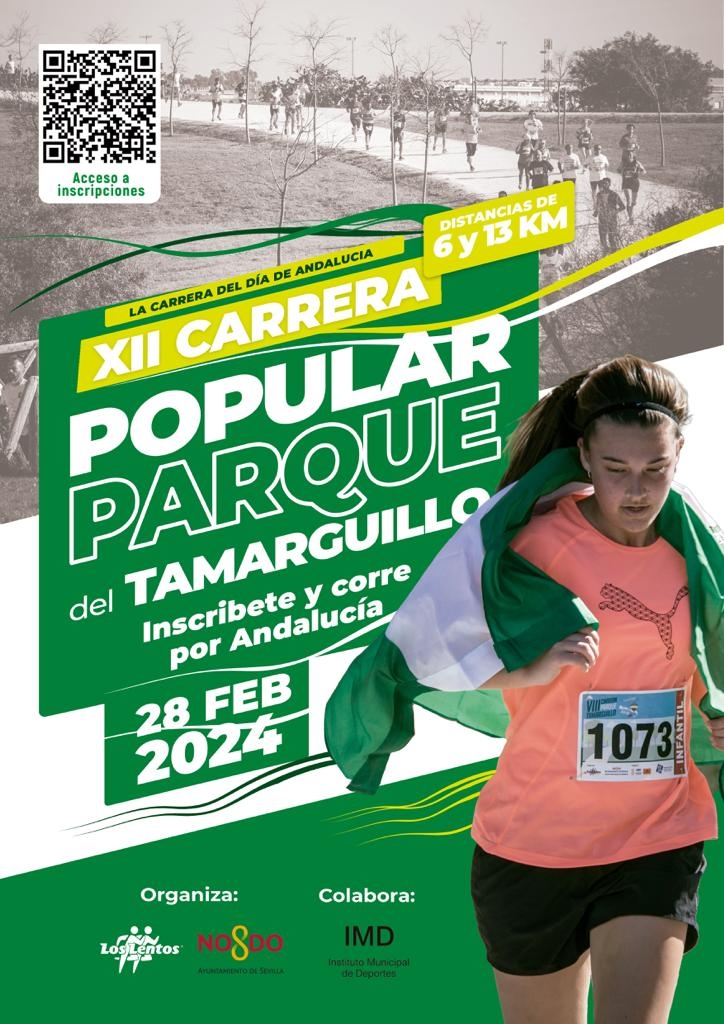 XII CARRERA POPULAR PARQUE TAMARGUILLO, DIA DE ANDALUCÍA “POR LA INTEGRACIÓN” - Inscríbete