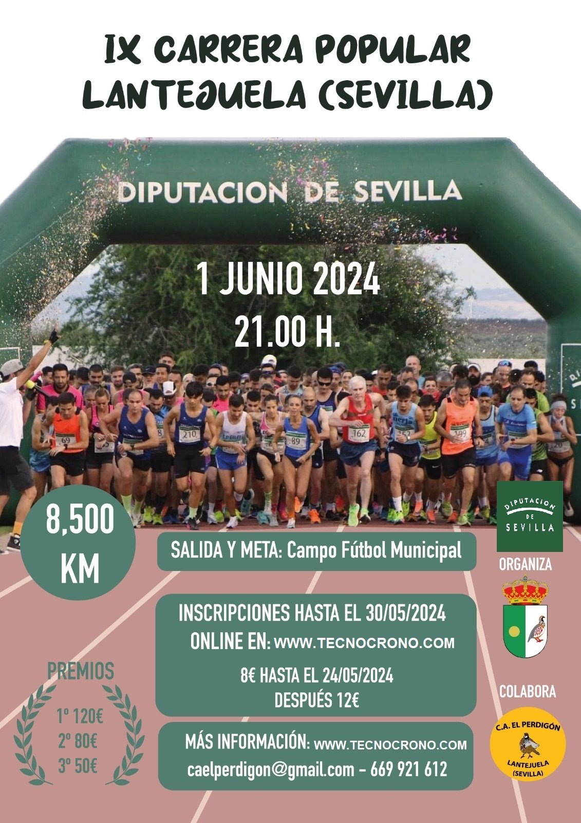 IX CARRERA POPULAR DE LANTEJUELA 2024 - Inscríbete