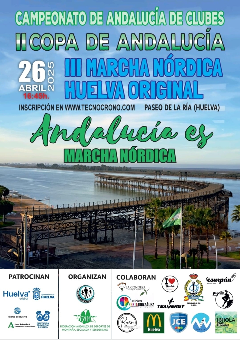 MARCHA NÓRDICA HUELVA ORIGINAL - Inscríbete