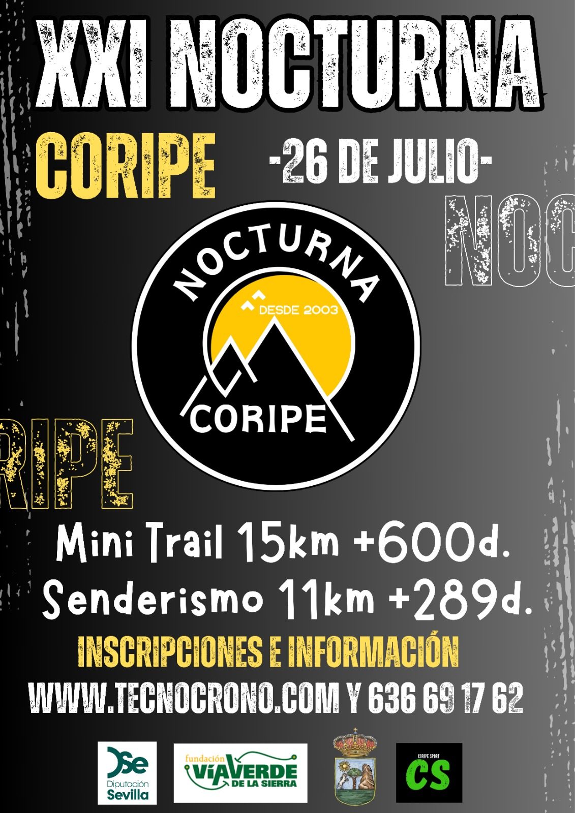 XXI NOCTURNA DE CORIPE - Inscríbete