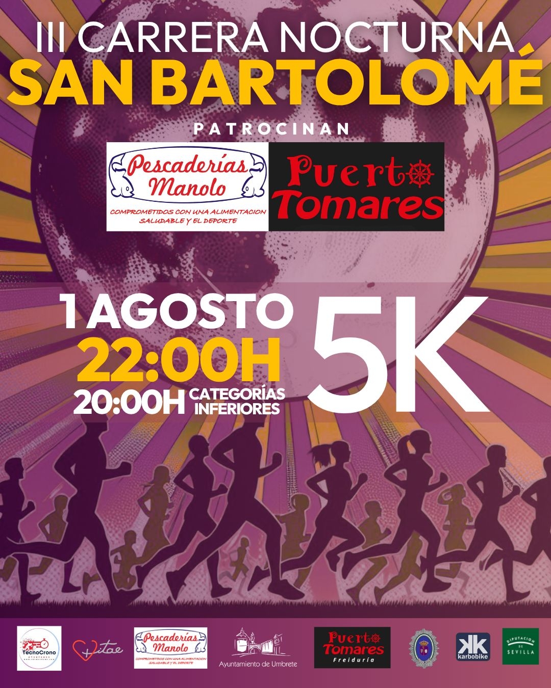 “CARRERA NOCTURNA SAN BARTOLOMÉ” - Inscríbete
