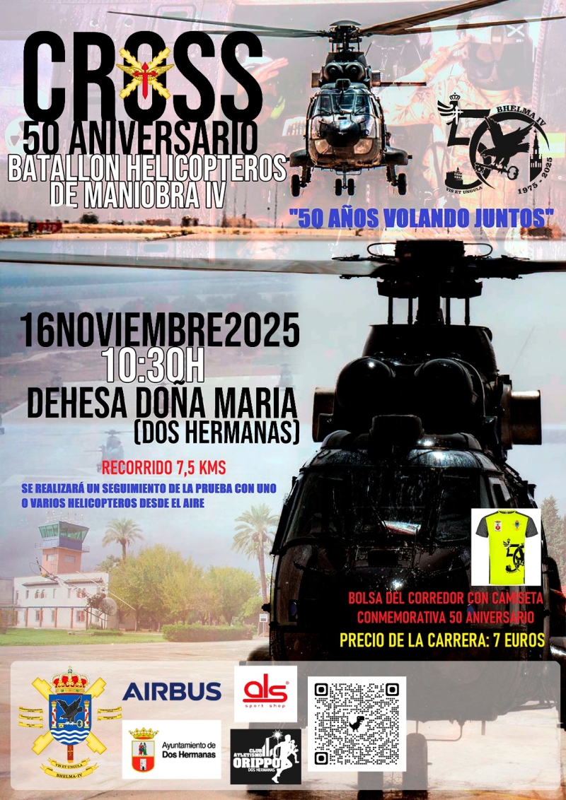 CROSS 50 ANIVERSARIO BATALLON DE HELICOPTEROS DE MANIOBRA IV - Inscríbete