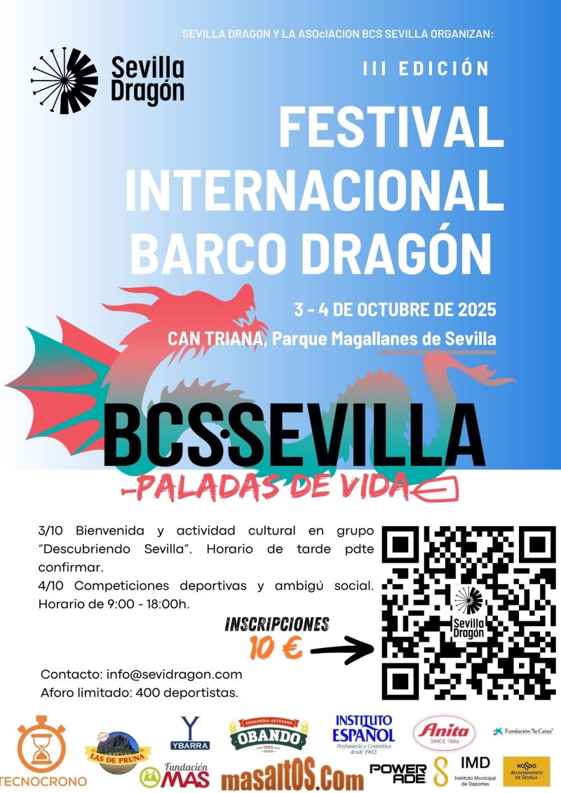 III FESTIVAL INTERNACIONAL BARCO DRAGON SEVILLA - Zur Anmeldung
