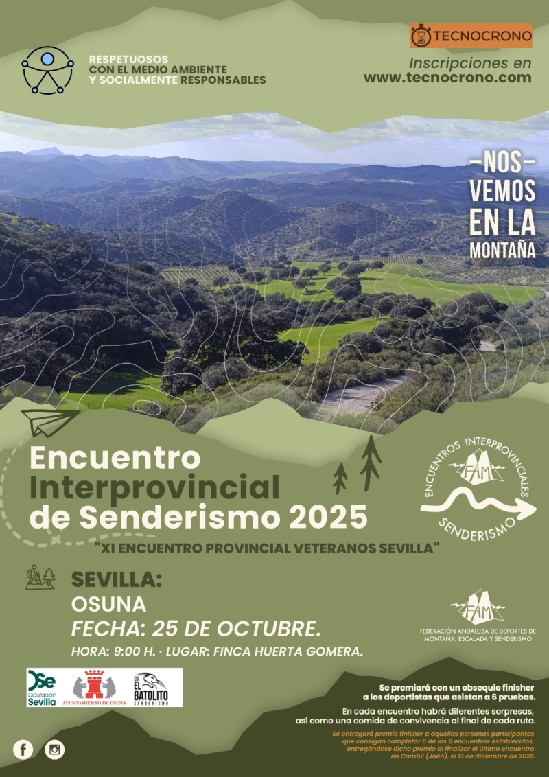 XI ENCUENTRO PROVINCIAL VETERANOS  SEVILLA - Inscríbete