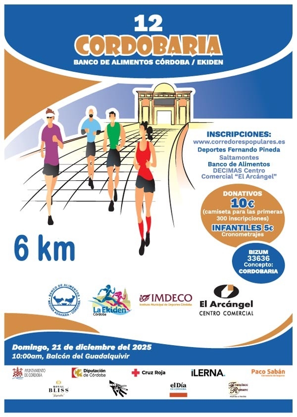 XII CARRERA LA CORDOBARIA NAVIDAD 2025 - Inscríbete