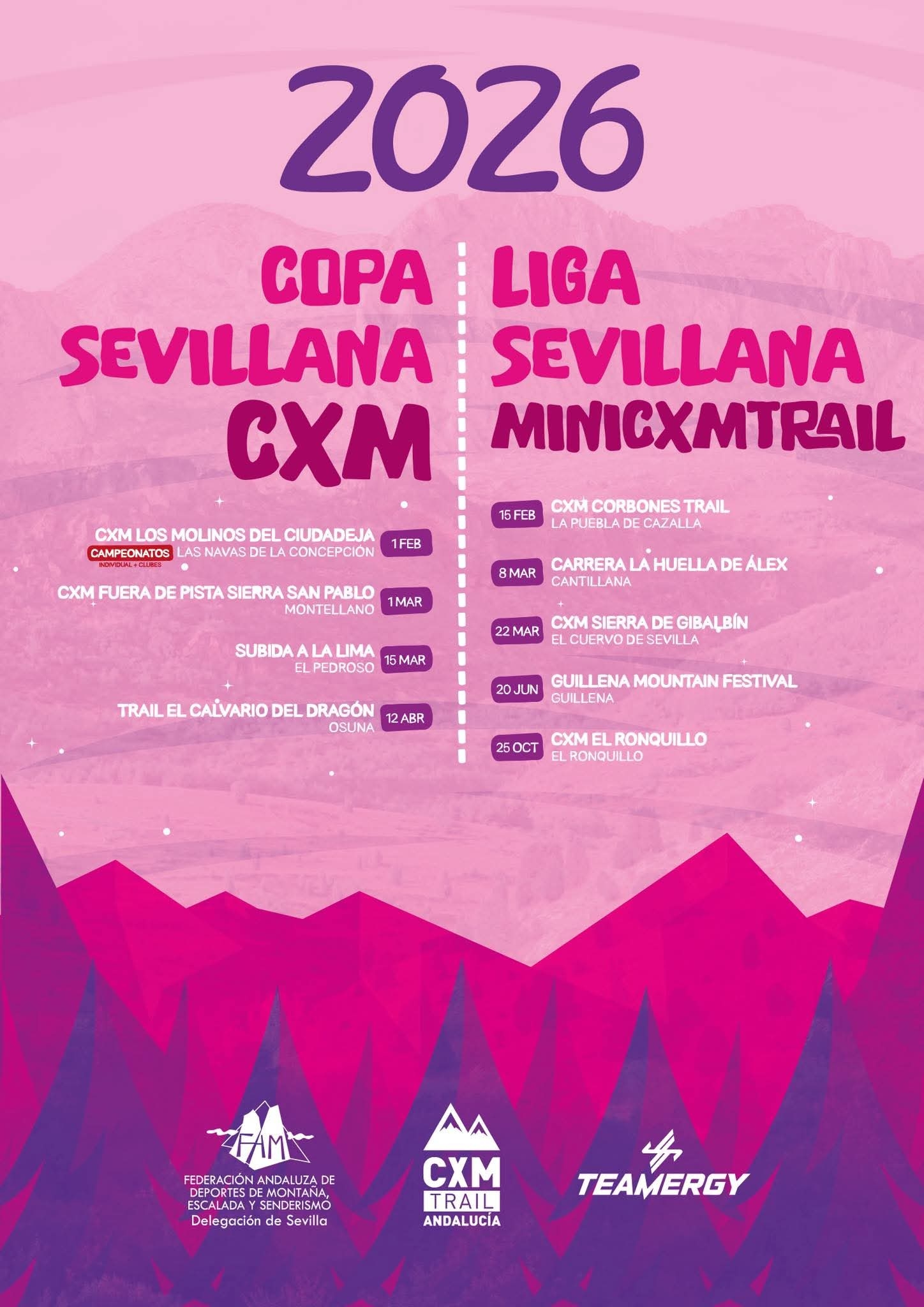 COPA/LIGA SEVILLANA CXM 2026 - Inscríbete