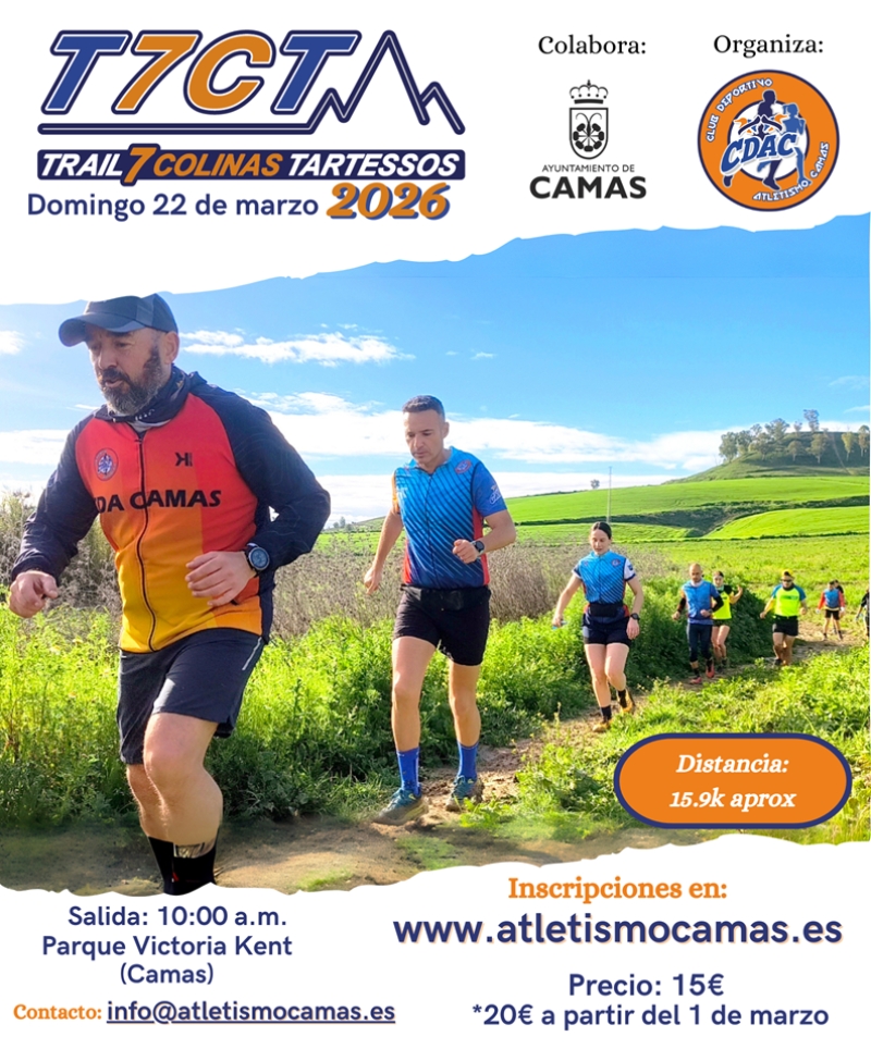 TRAIL 7 COLINAS DE TARTESSOS 2026 – T7CT - Inscríbete