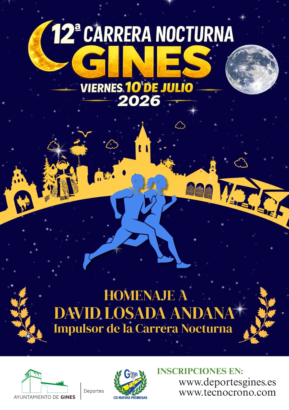 XII CARRERA NOCTURNA GINES  - Inscríbete