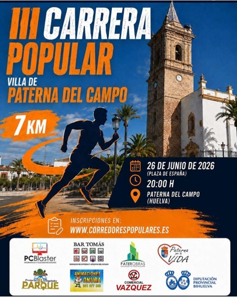 III CARRERA POPULAR VILLA DE PATERNA DEL CAMPO  - Inscríbete