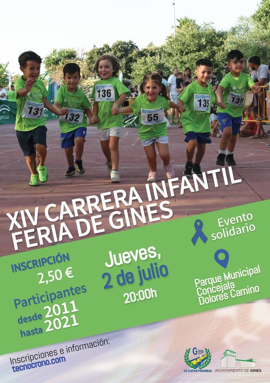 “XIV CARRERA INFANTIL FERIA DE GINES”  - Inscríbete