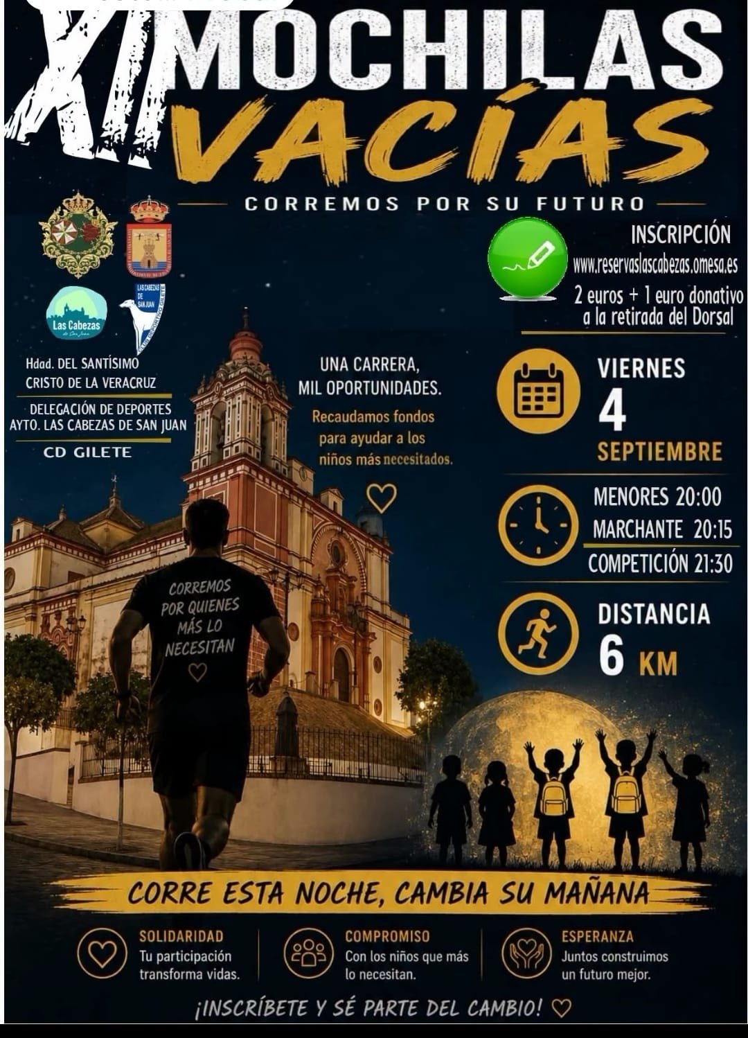 Carrera Nocturna Mochilas Vacías