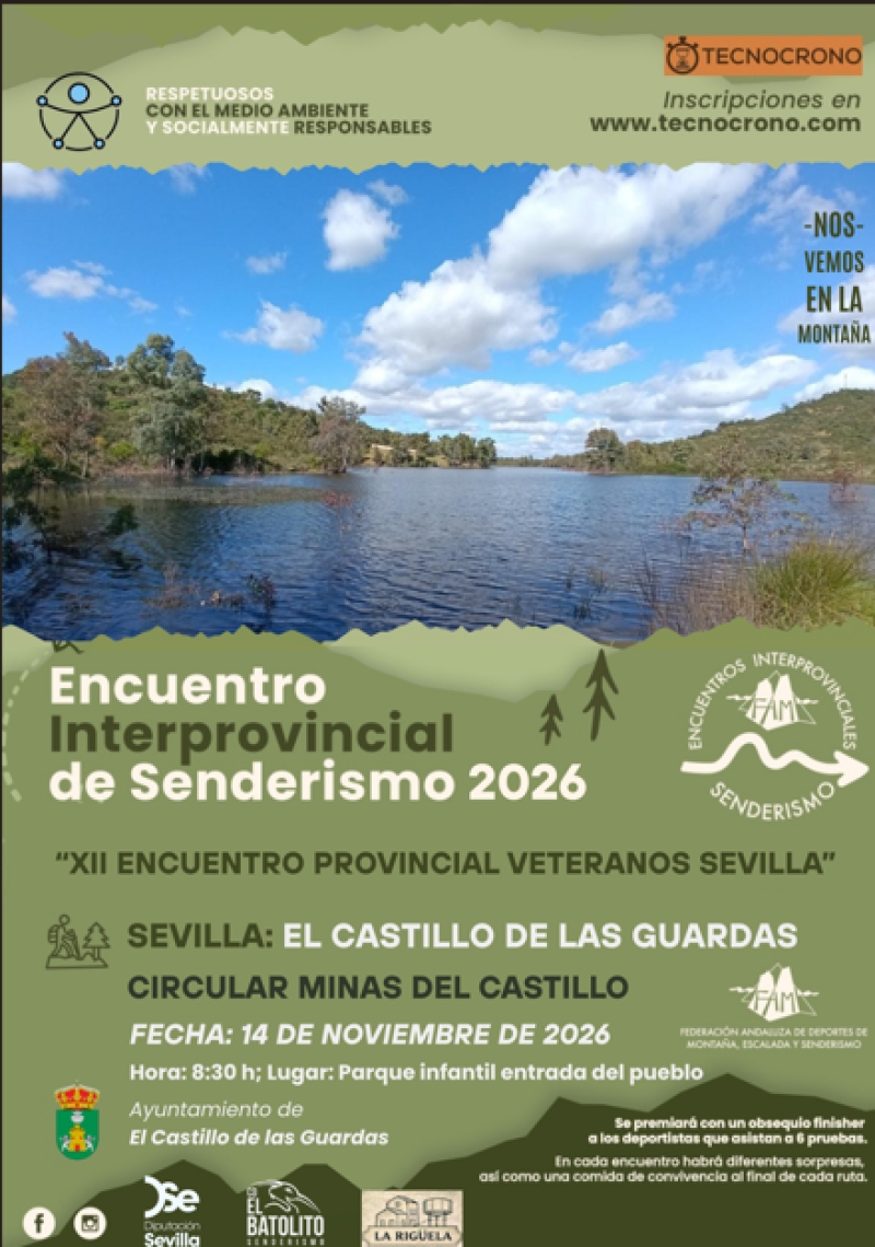 “III ENCUENTRO INTERPROVINCIAL DE SENDERISMO 2026” Y “XII ENCUENTRO PROVINCIAL DE SENDERISTAS VETERANOS 2026” - Inscríbete