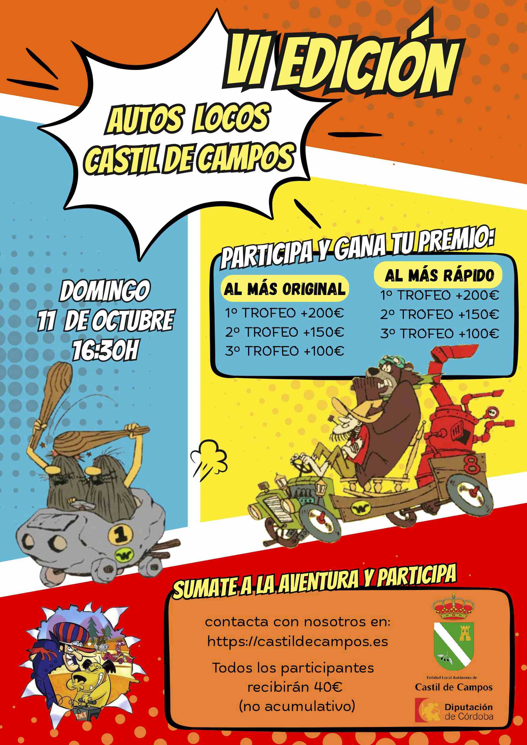 VI AUTOS LOCOS CASTILDECAMPO - Inscríbete