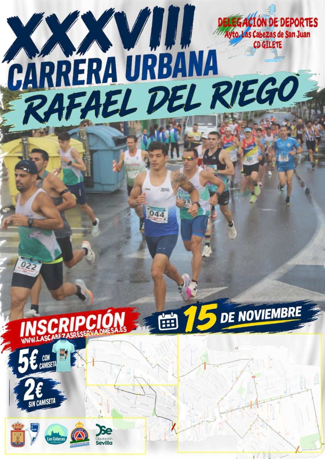 XXXVIII CARRERA URBANA RAFAEL DE RIEGO  - Inscríbete