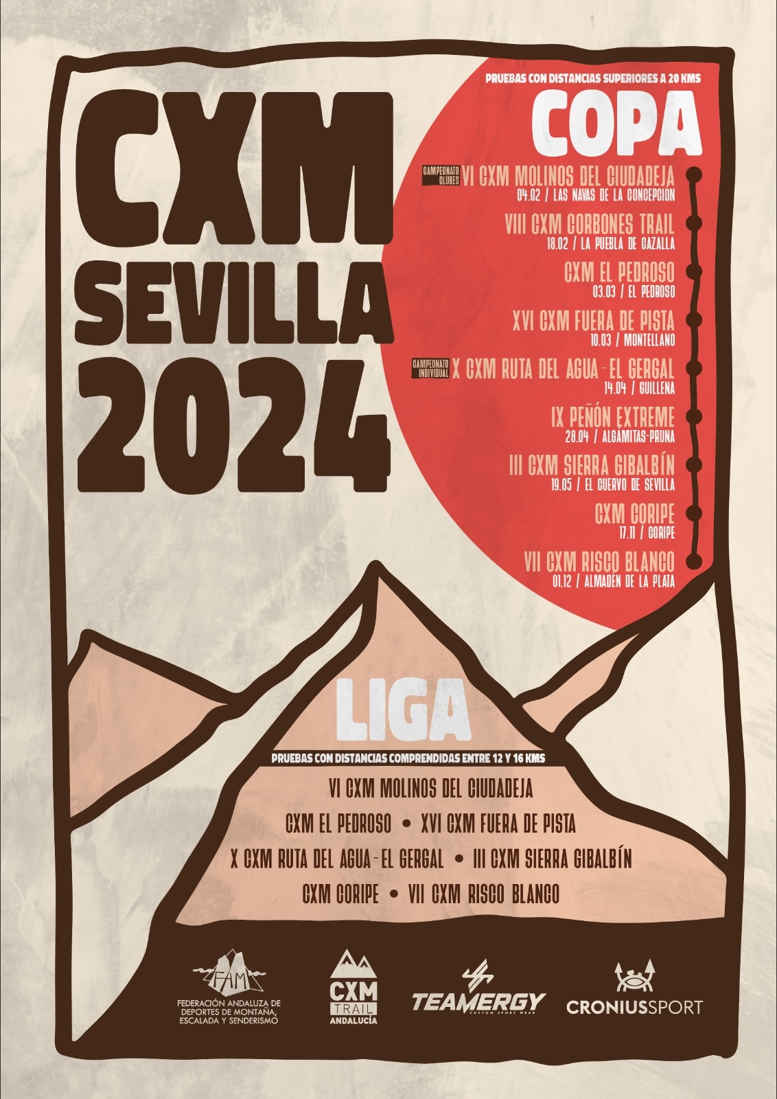 COPA Y LIGA SEVILLANA CXM 2024 - Inscríbete COPA Y LIGA SEVILLANA CXM 2024 - Inscríbete