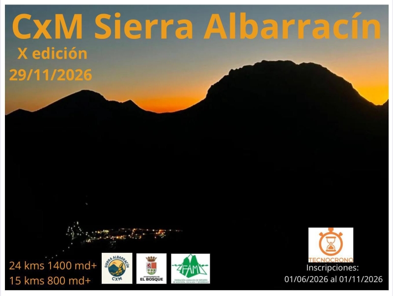 IX CXM SIERRA ALBARRACÍN - Inscríbete IX CXM SIERRA ALBARRACÍN - Inscríbete