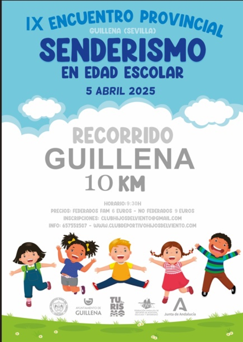 IX ENCUENTRO PROVINCIAL DE SENDERISMO EN EDAD ESCOLAR GUILLENA 2025 - Inskriba zaitez IX ENCUENTRO PROVINCIAL DE SENDERISMO EN EDAD ESCOLAR GUILLENA 2025 - Inskriba zaitez