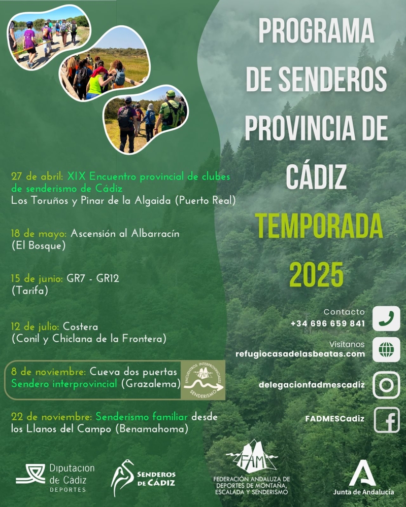 I PROGRAMA PROVINCIAL DE SENDEROS TEMPORADA 2025 - Inscríbete I PROGRAMA PROVINCIAL DE SENDEROS TEMPORADA 2025 - Inscríbete