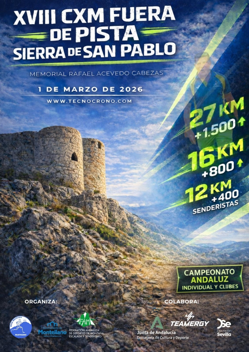 XVIII CXM FUERA DE PISTA SIERRA DE SAN PABLO