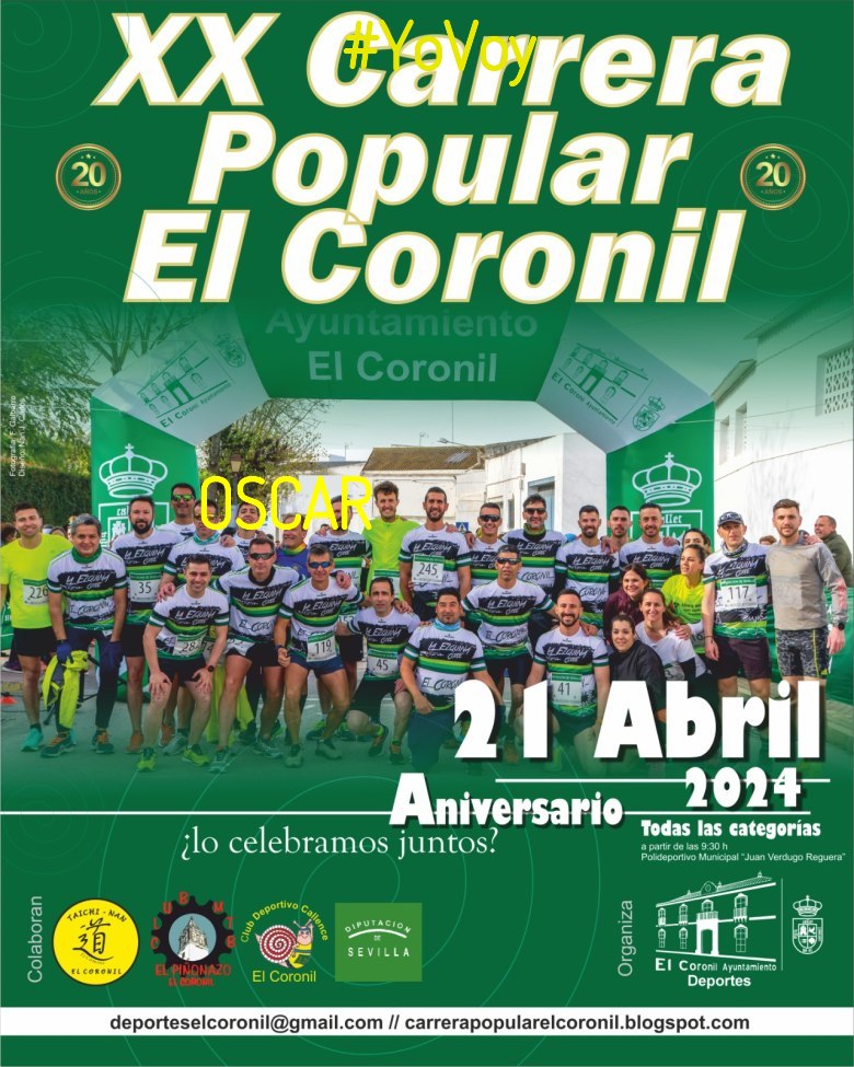 #EuVou - OSCAR (XX CARRERA POPULAR EL CORONIL)