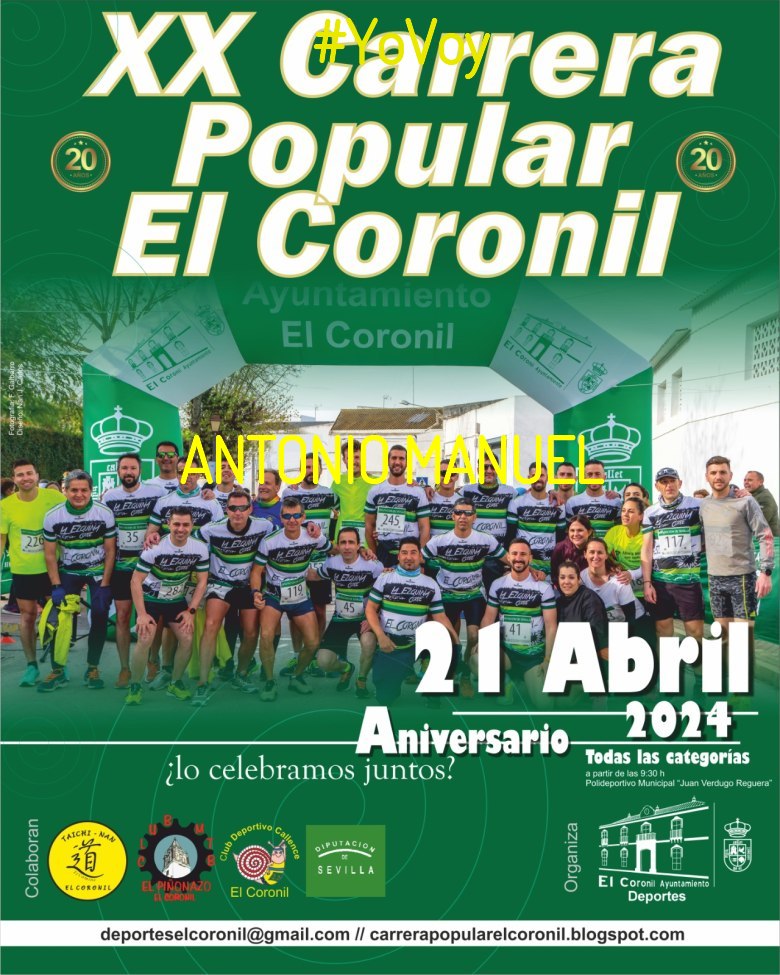 #JeVais - ANTONIO MANUEL (XX CARRERA POPULAR EL CORONIL)