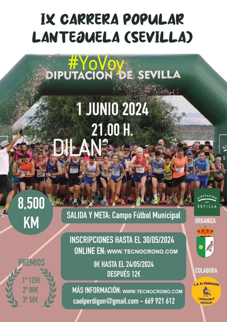 #JoHiVaig - DILAN (IX CARRERA POPULAR DE LANTEJUELA 2024)