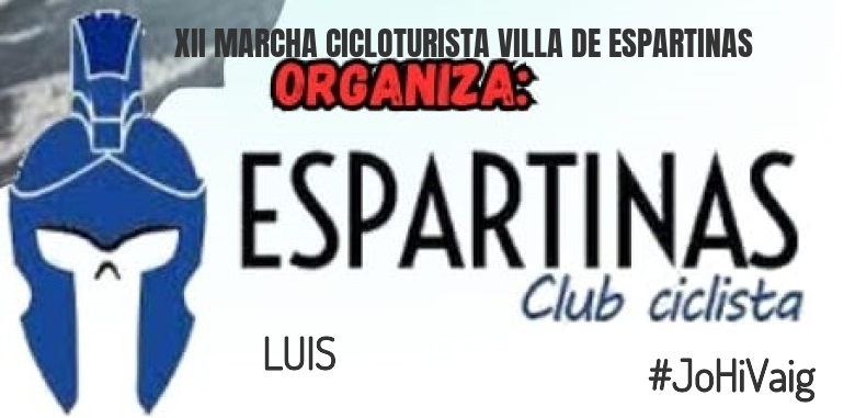 #YoVoy - LUIS (XII MARCHA CICLOTURISTA VILLA DE ESPARTINAS)