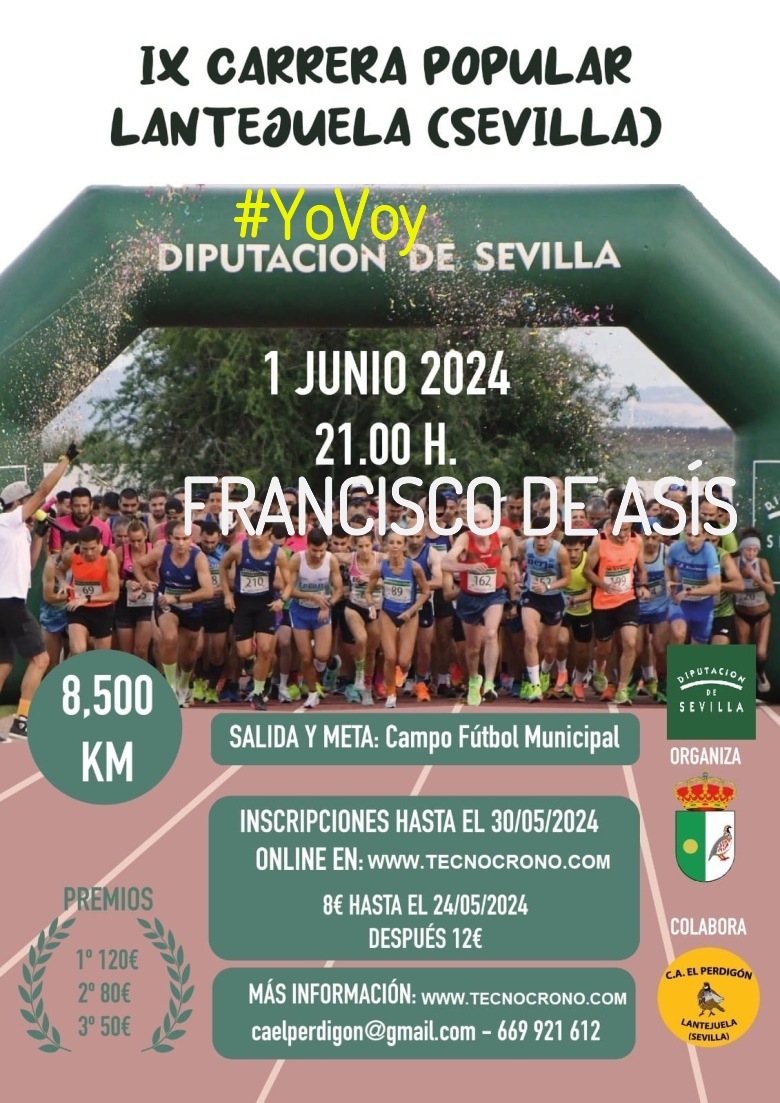 #Ni banoa - FRANCISCO DE ASÍS (IX CARRERA POPULAR DE LANTEJUELA 2024)