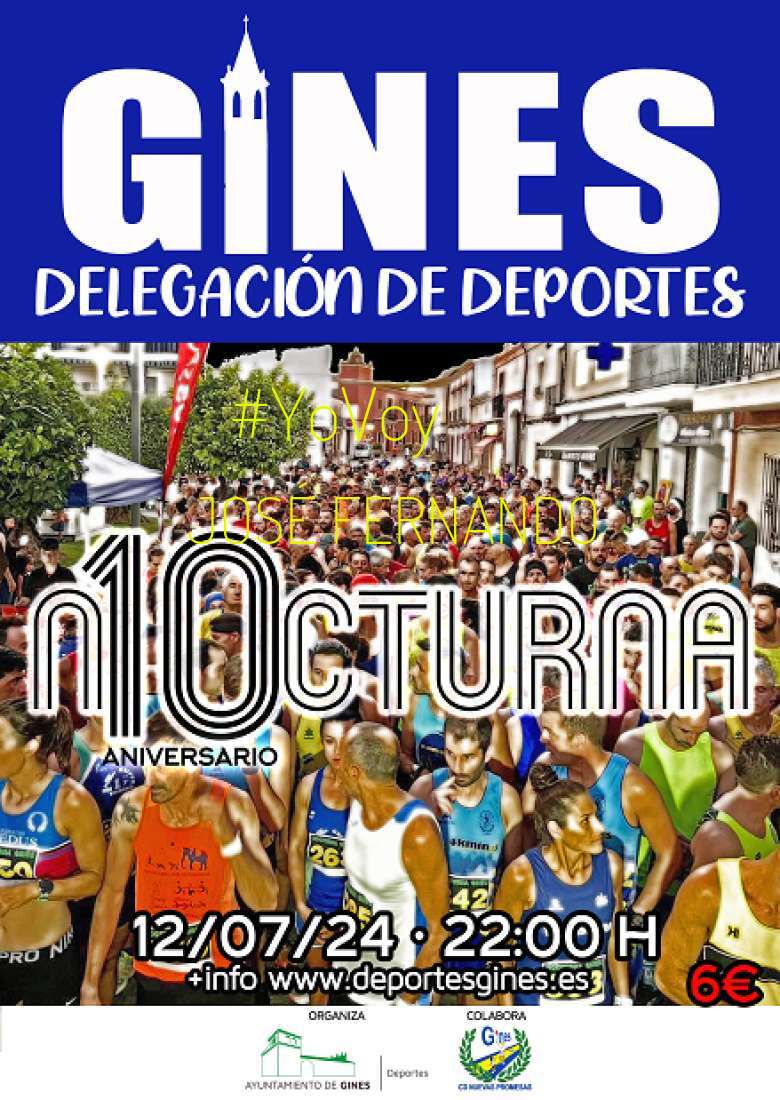 #Ni banoa - JOSÉ FERNANDO (X CARRERA NOCTURNA GINES)