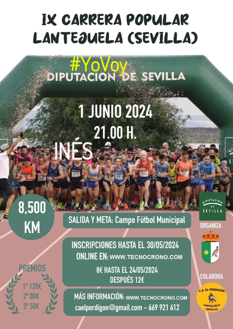 #JeVais - INÉS (IX CARRERA POPULAR DE LANTEJUELA 2024)