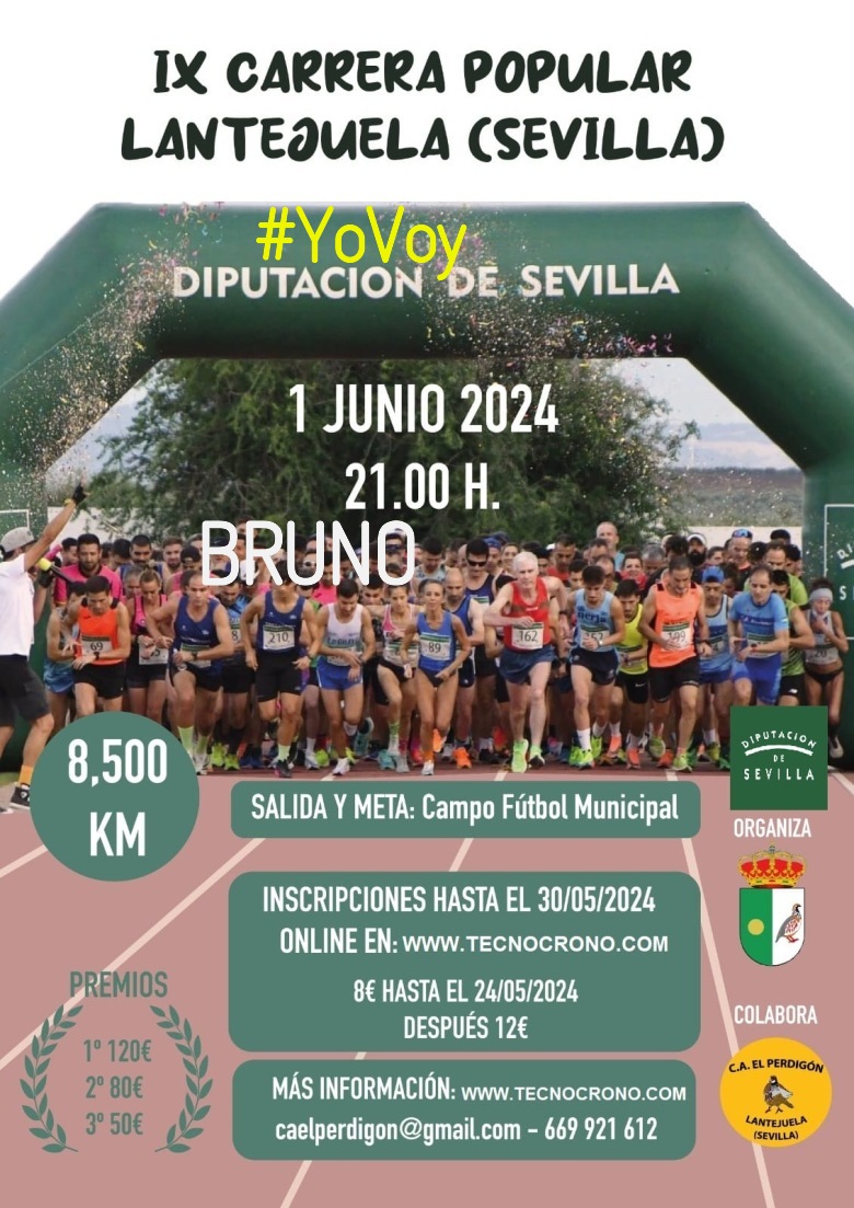 #Ni banoa - BRUNO (IX CARRERA POPULAR DE LANTEJUELA 2024)