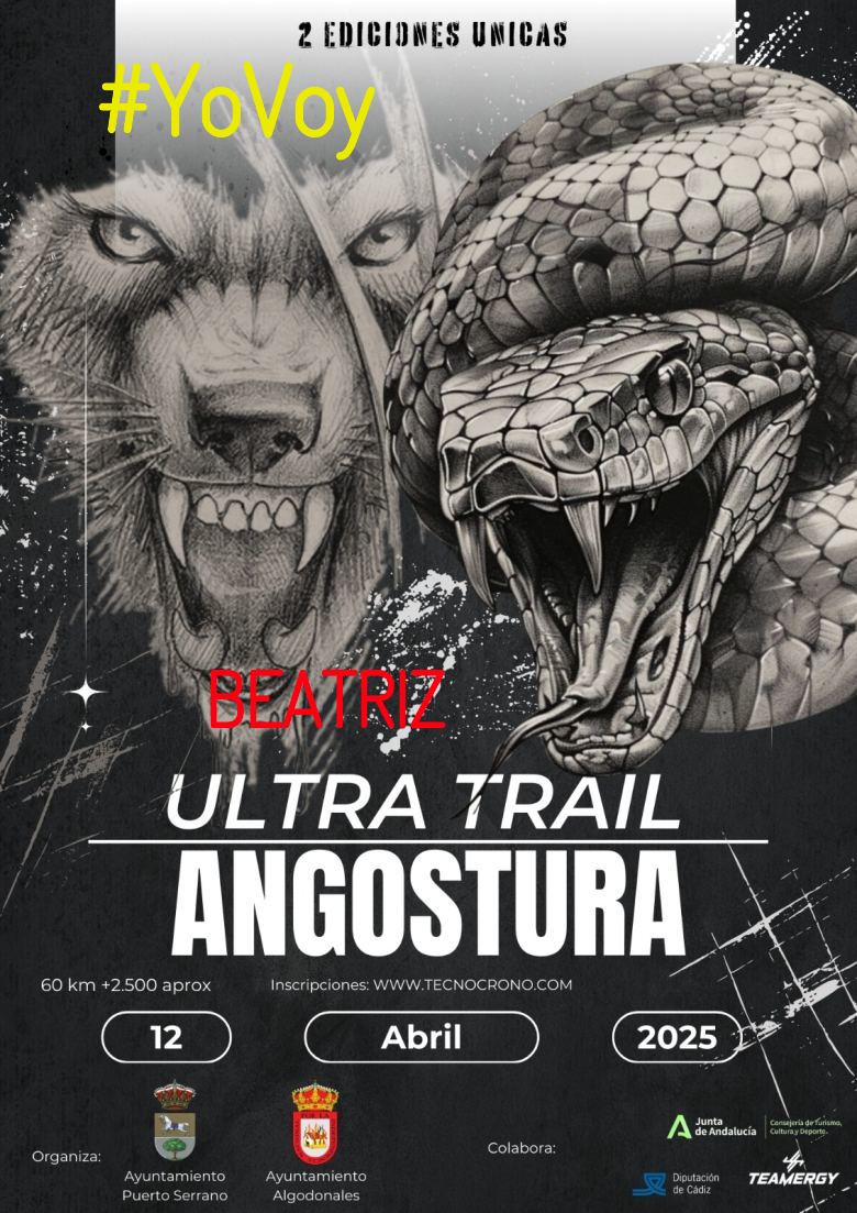 #YoVoy - BEATRIZ (ULTRA TRAIL ANGOSTURA)