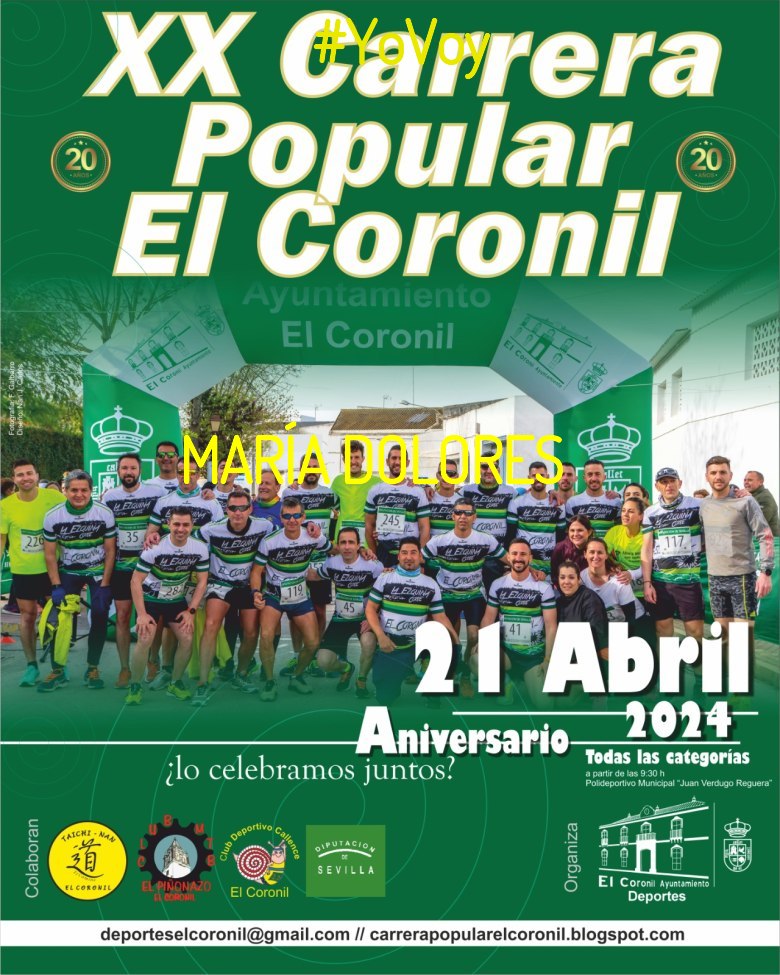 #JoHiVaig - MARÍA DOLORES (XX CARRERA POPULAR EL CORONIL)