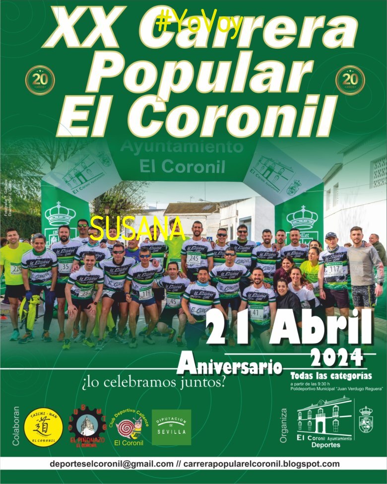 #EuVou - SUSANA (XX CARRERA POPULAR EL CORONIL)