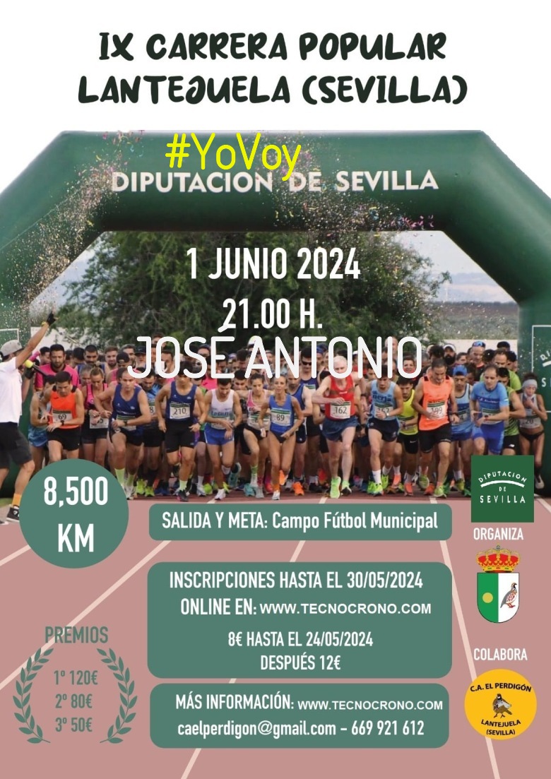 #EuVou - JOSÉ ANTONIO (IX CARRERA POPULAR DE LANTEJUELA 2024)