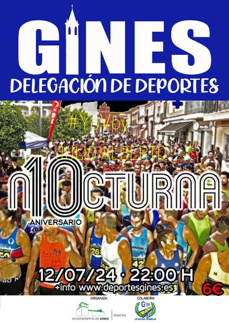 #EuVou - JULIO ALBERTO (X CARRERA NOCTURNA GINES)