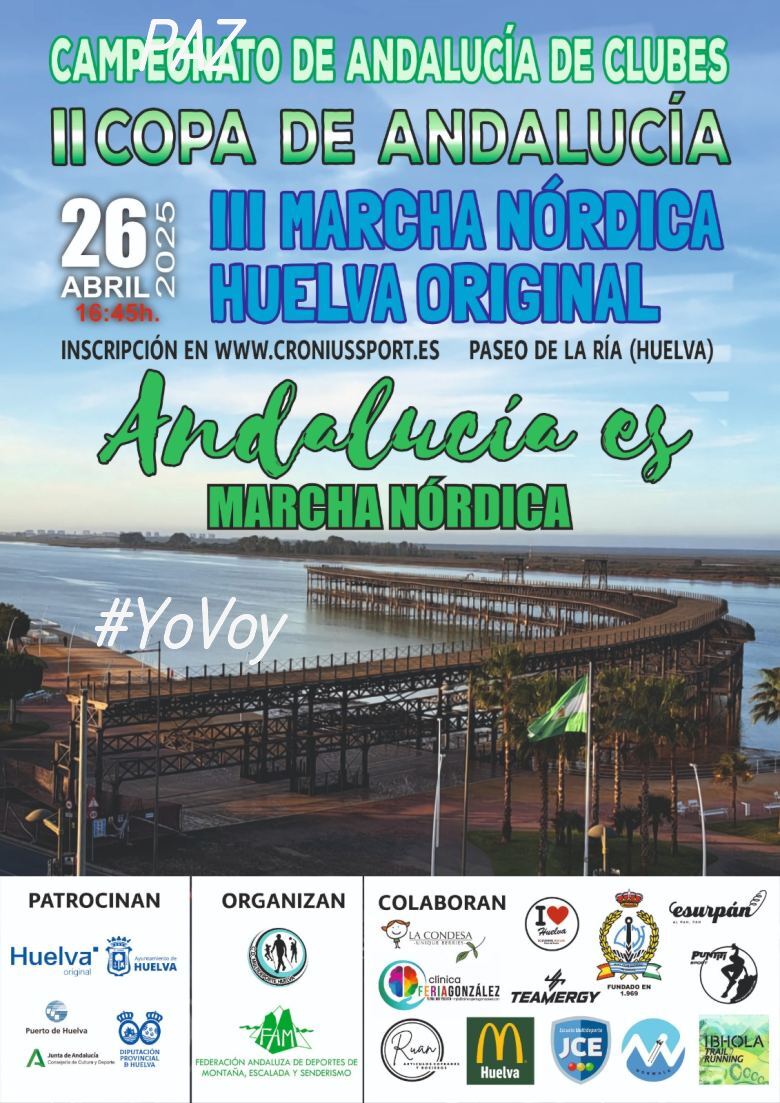 #YoVoy - PAZ (MARCHA NÓRDICA HUELVA ORIGINAL)