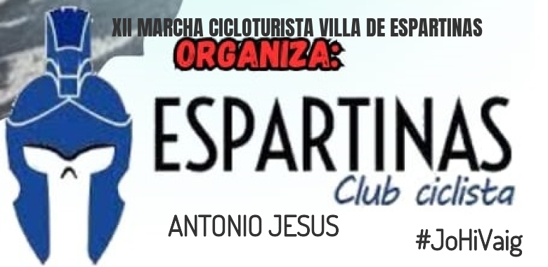 #YoVoy - ANTONIO JESUS (XII MARCHA CICLOTURISTA VILLA DE ESPARTINAS)