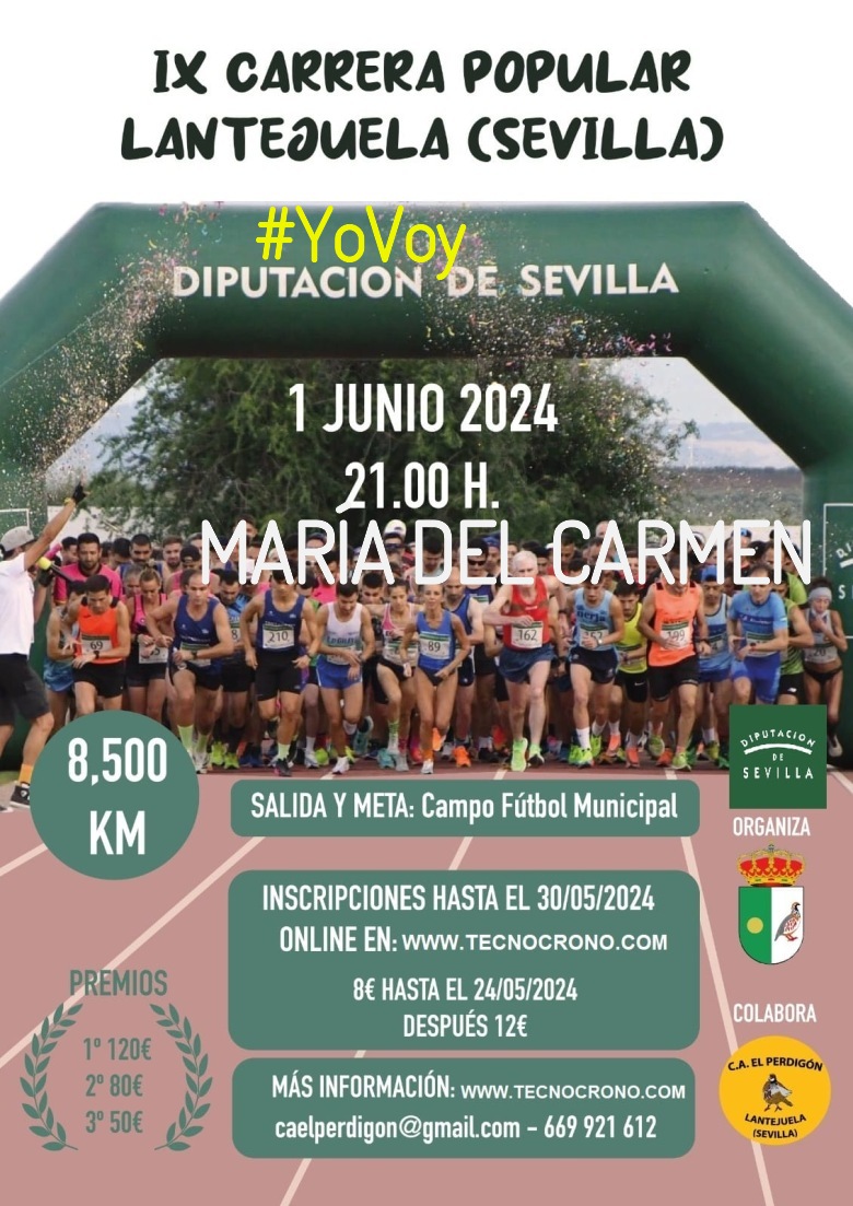 #JeVais - MARÍA DEL CARMEN (IX CARRERA POPULAR DE LANTEJUELA 2024)