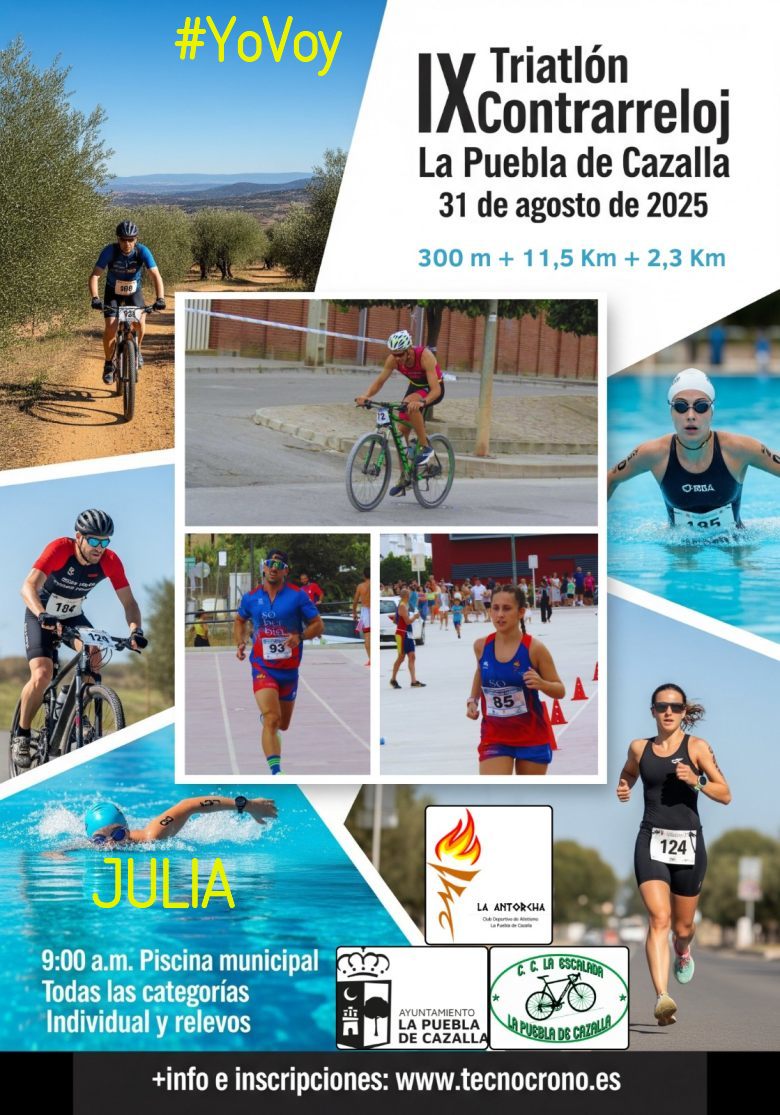 #JoHiVaig - JULIA (IX TRIATLÓN CONTRARRELOJ LA PUEBLA DE CAZALLA)