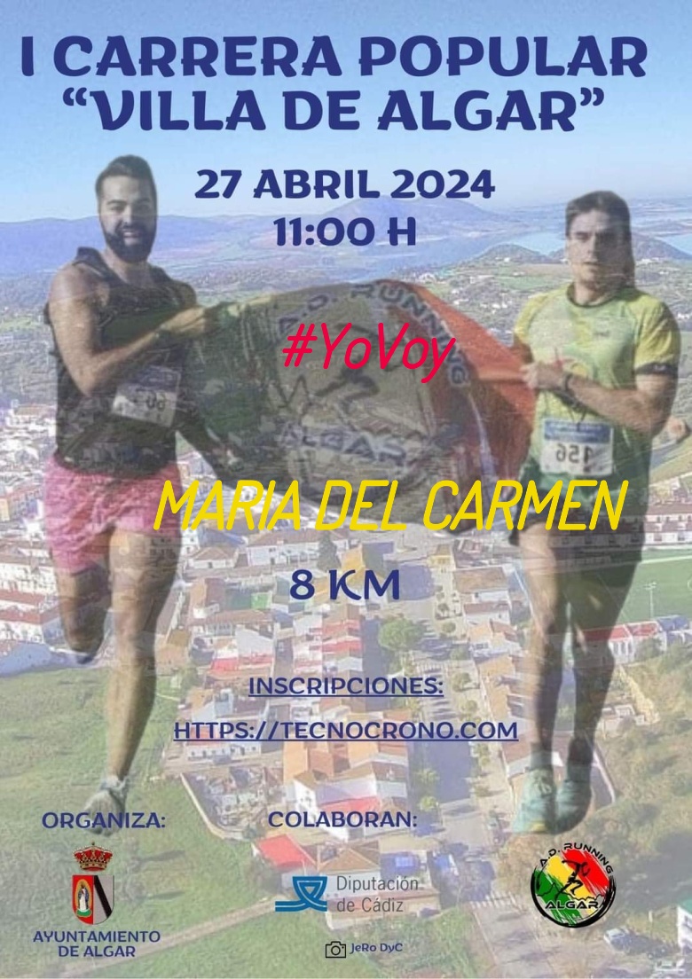 #YoVoy - MARIA DEL CARMEN  (I CARRERA POPULAR 