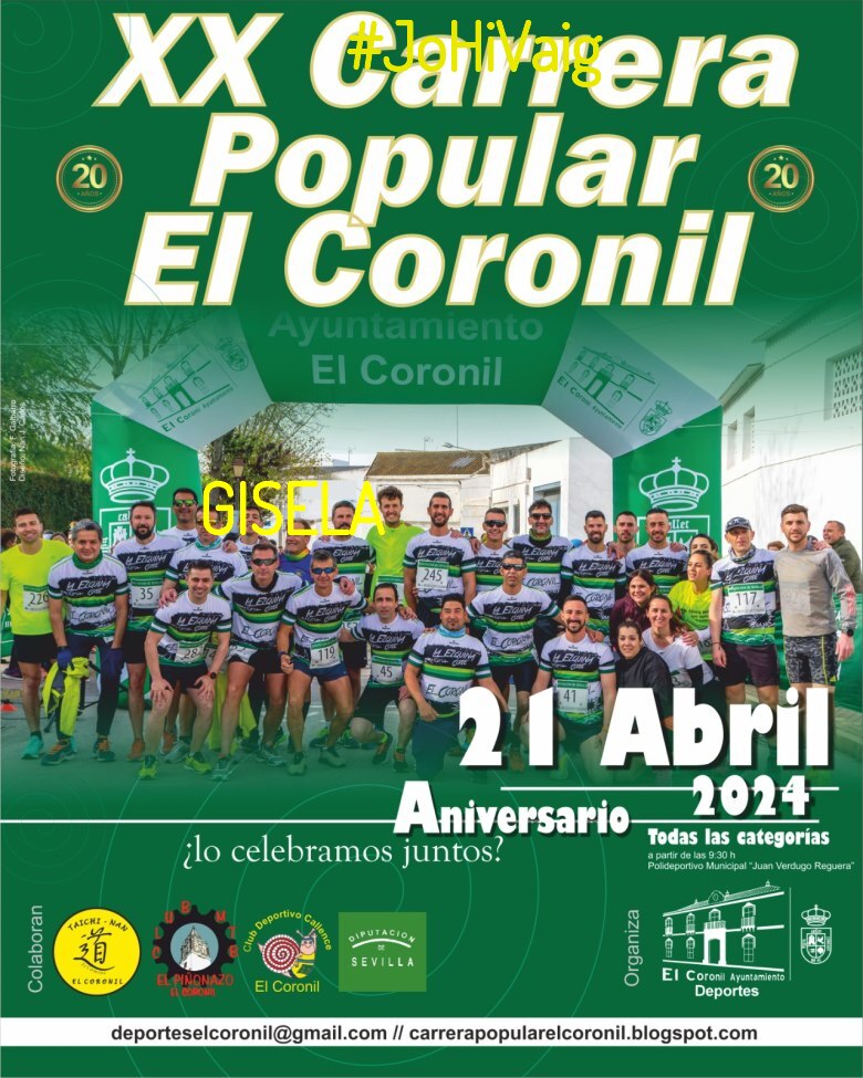 #JoHiVaig - GISELA (XX CARRERA POPULAR EL CORONIL)