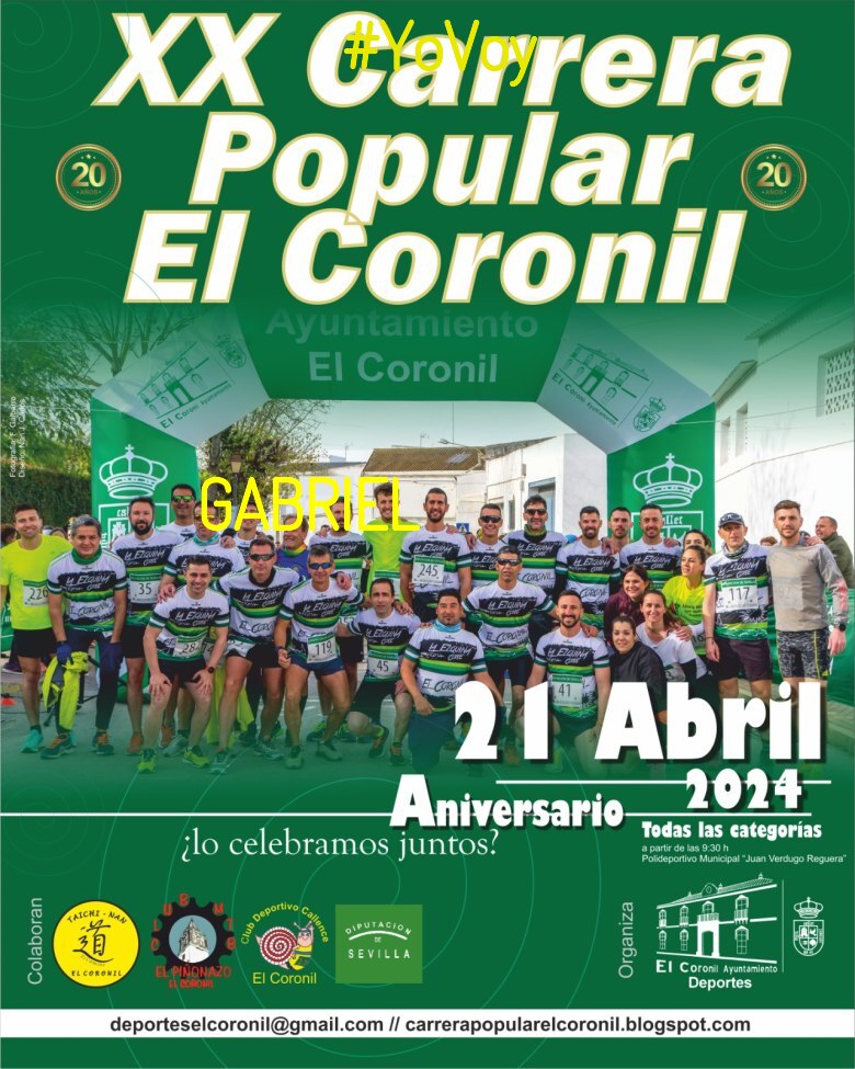 #ImGoing - GABRIEL (XX CARRERA POPULAR EL CORONIL)