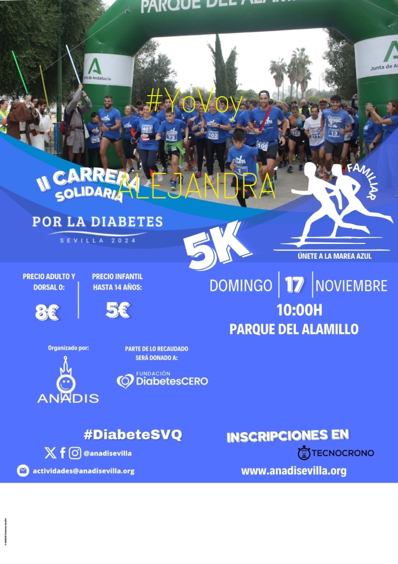 #YoVoy - ALEJANDRA (II CARERERA SOLIDARIA POR LA DIABETES EN SEVILLA)