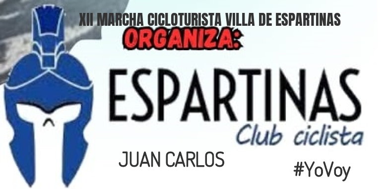 #YoVoy - JUAN CARLOS (XII MARCHA CICLOTURISTA VILLA DE ESPARTINAS)