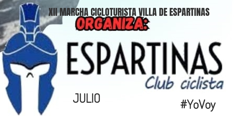 #YoVoy - JULIO (XII MARCHA CICLOTURISTA VILLA DE ESPARTINAS)