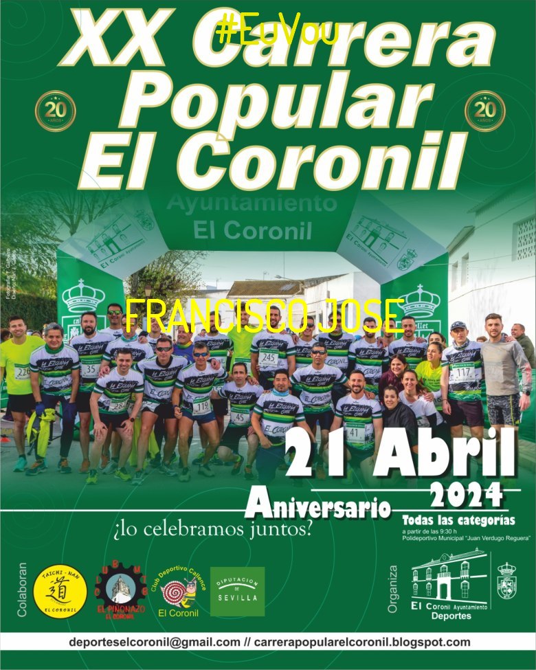 #JeVais - FRANCISCO JOSE (XX CARRERA POPULAR EL CORONIL)